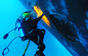 Underwater survey and inspection for shipping industry