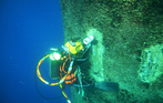 Commercial diving for inspection and survey work